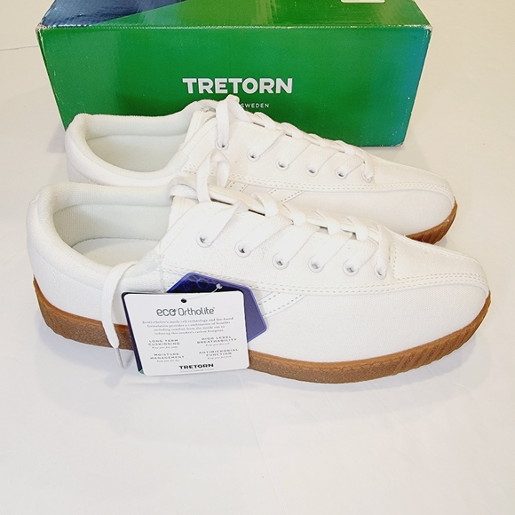 TRETORN Women's Nylite Original Sneakers White Size 9.5 New! - Picture 3 of 17
